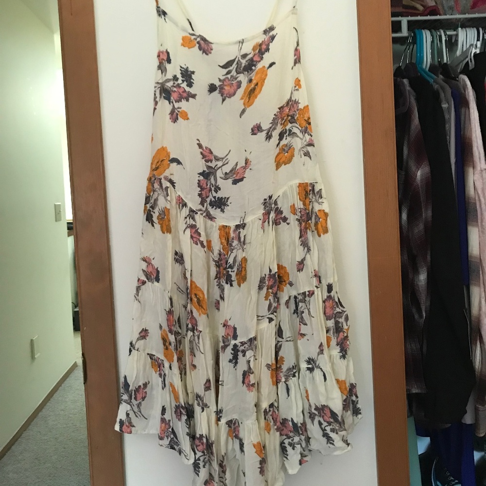 Free People Floral Flowy Dress